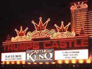 Large electronic advertising sign display screen of casino