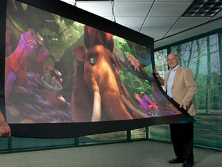 Flexible LED screen manufactured by NanoLumens